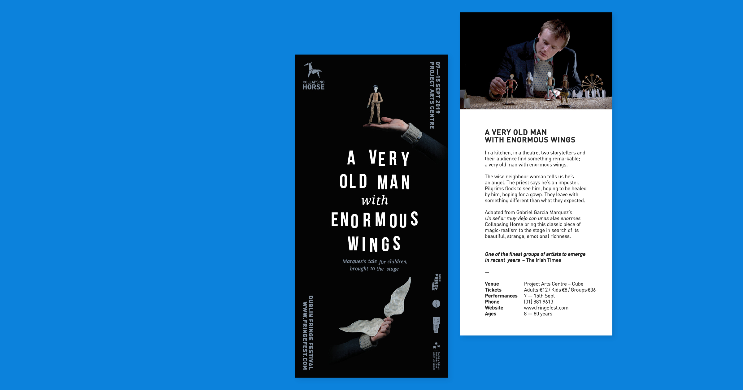 Collapsing Horse / A Very Old Man with Enormous Wings – Flyer