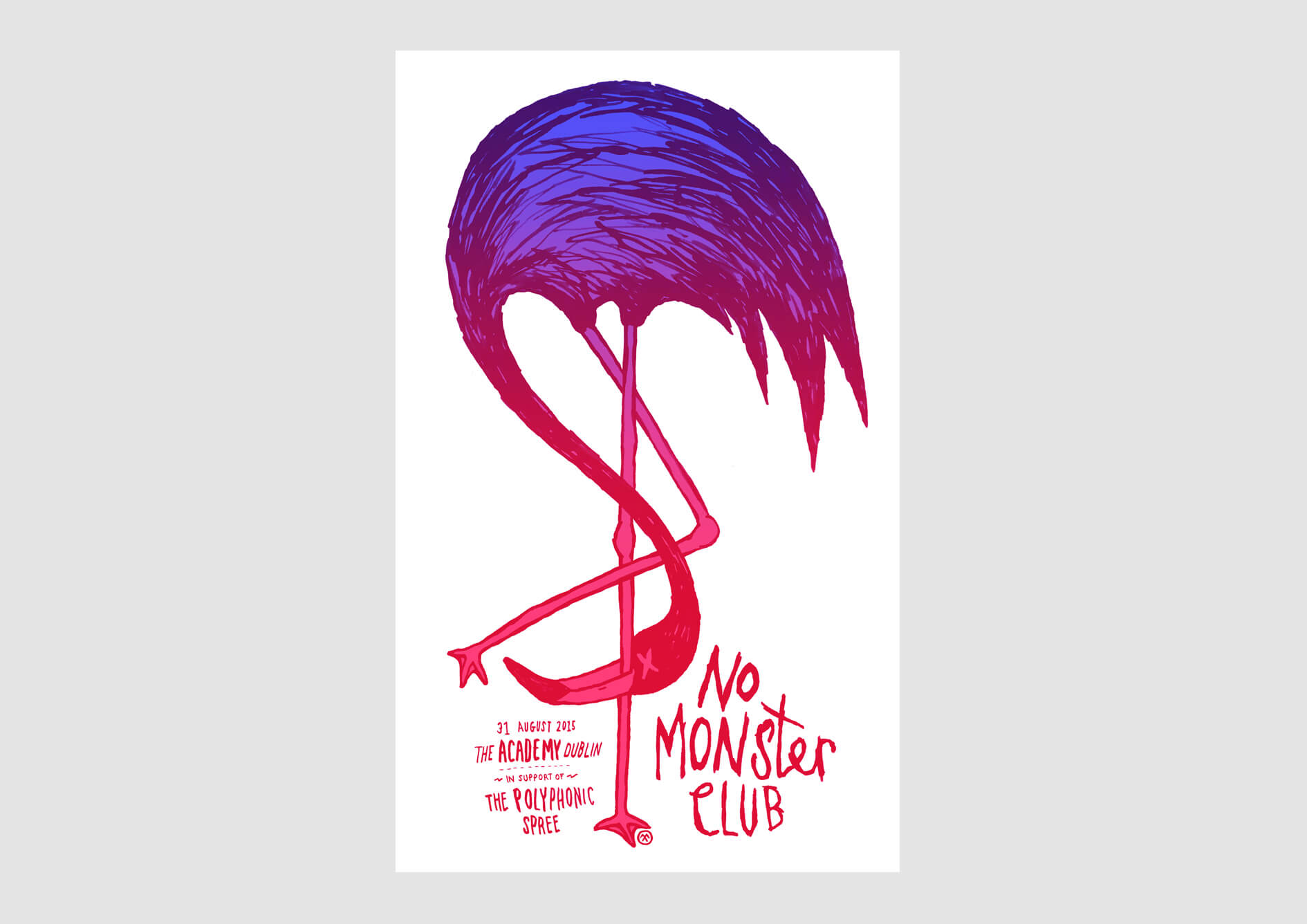 No Monster Club Poster